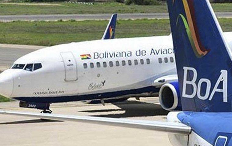 BoA volará entre Santa Cruz y Santiago dos veces por semana con escala en Iquique