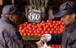 La principal incidencia negativa provino de la división Alimentos y Bebidas no Alcohólicas (-0,5%). 