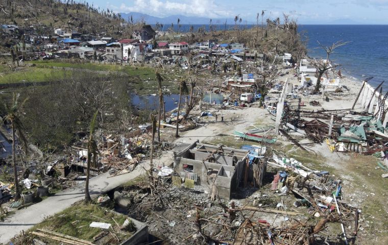 Las Falklands han sido históricamente muy solidarias con las víctimas de catástrofes climáticas. 