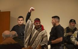 Jones-Huala fue detenido en la localidad de El Bolsón a principios de este año